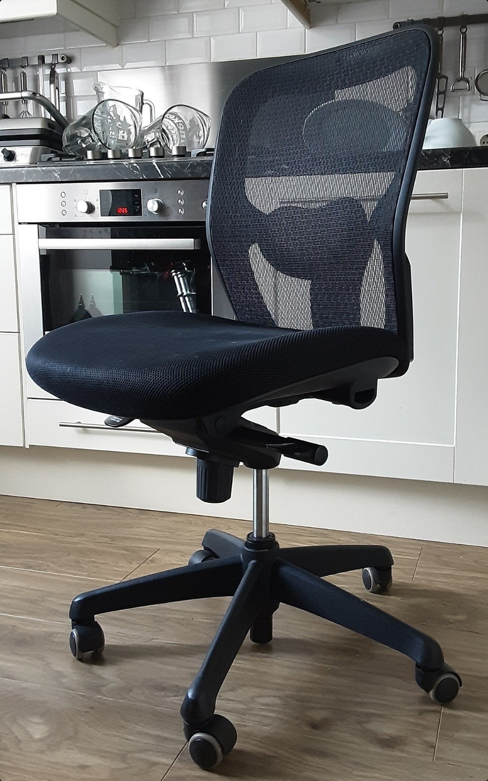 Ergonomische Bureaustoel, Ophalen, Zwart