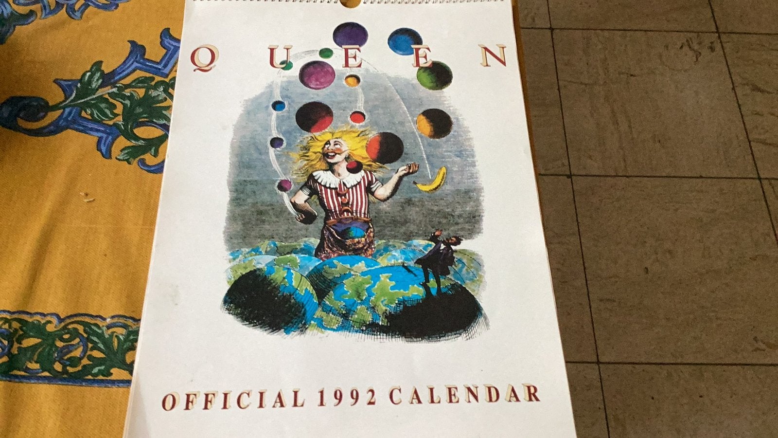 Popsterren queen kalender 1992, Ophalen of Verzenden, Gebruikt, Boek, Tijdschrift of Artikel