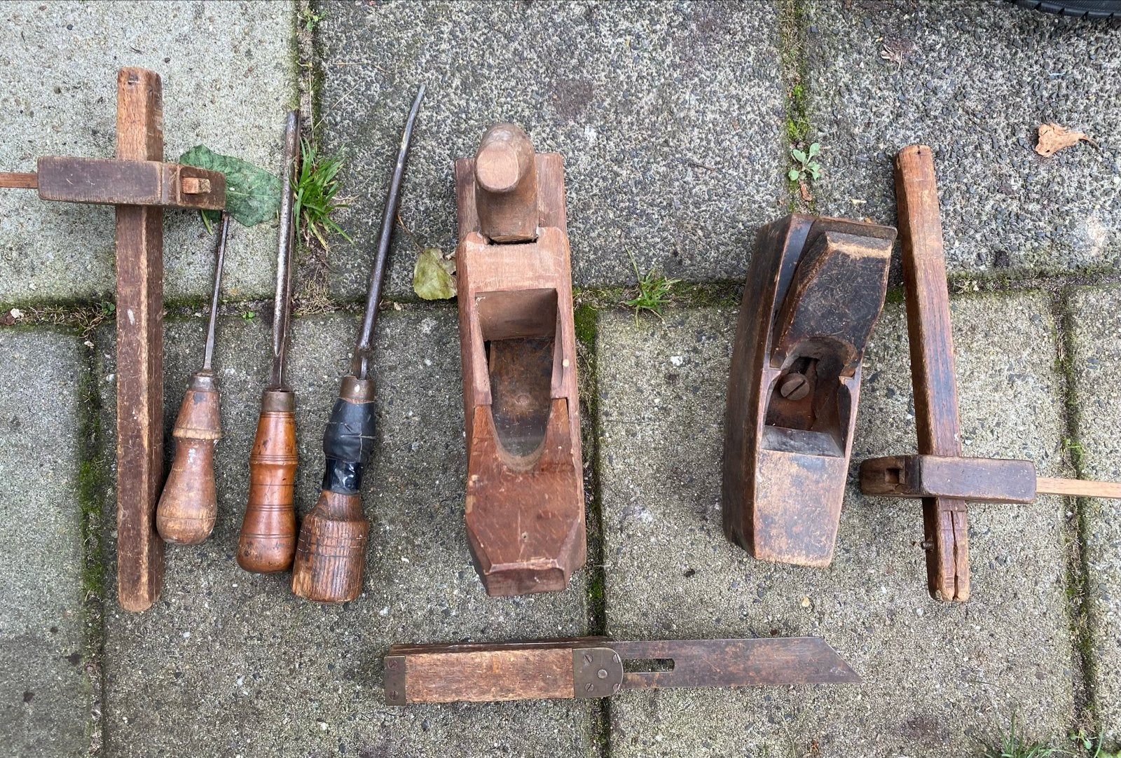 Vintage Houtbewerkingsgereedschap Set, Ophalen of Verzenden