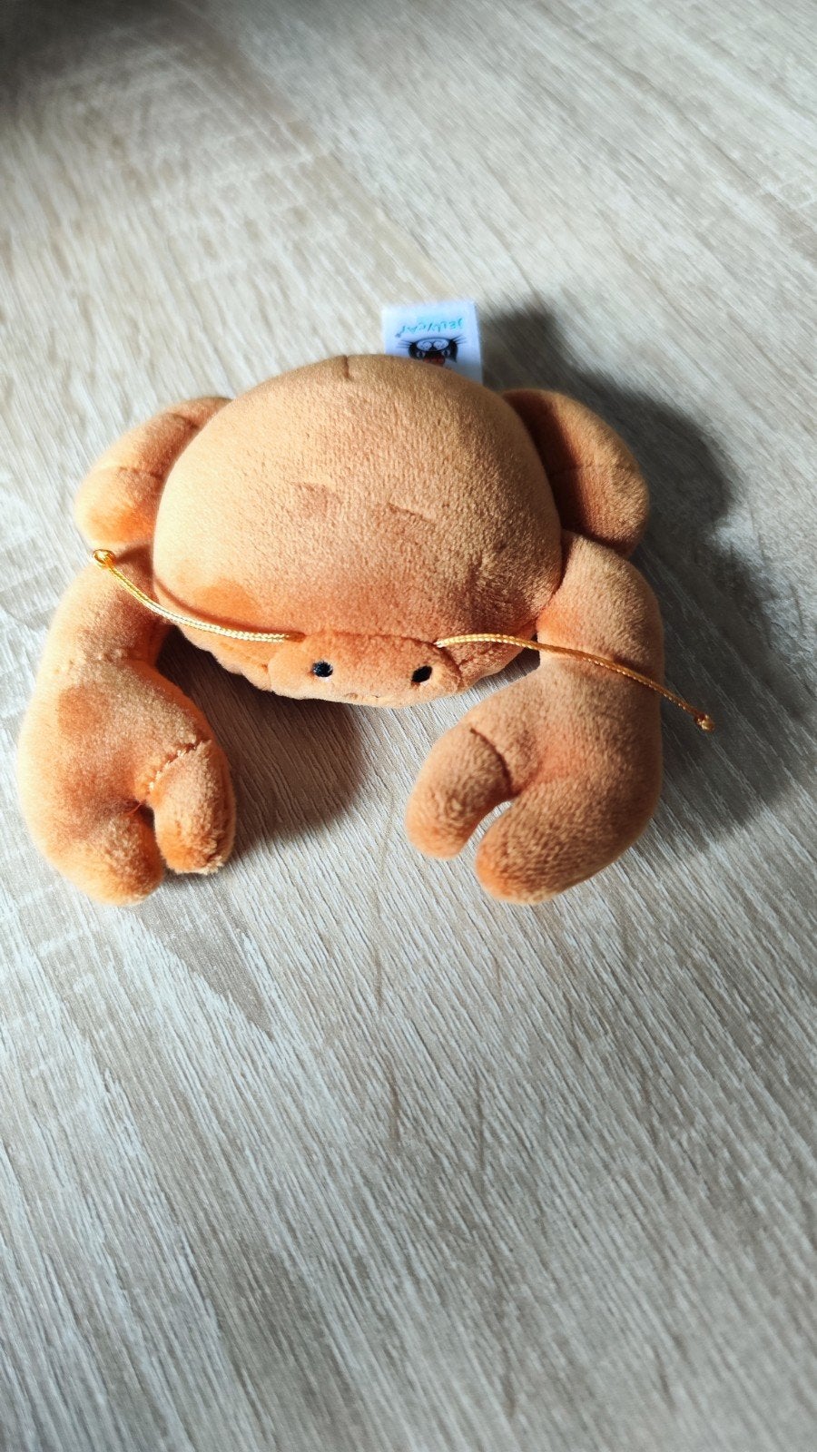 Jellycat Krab Knuffel - Amuseable Crab, Oranje, Jellycat, Overige karakters, Overige typen