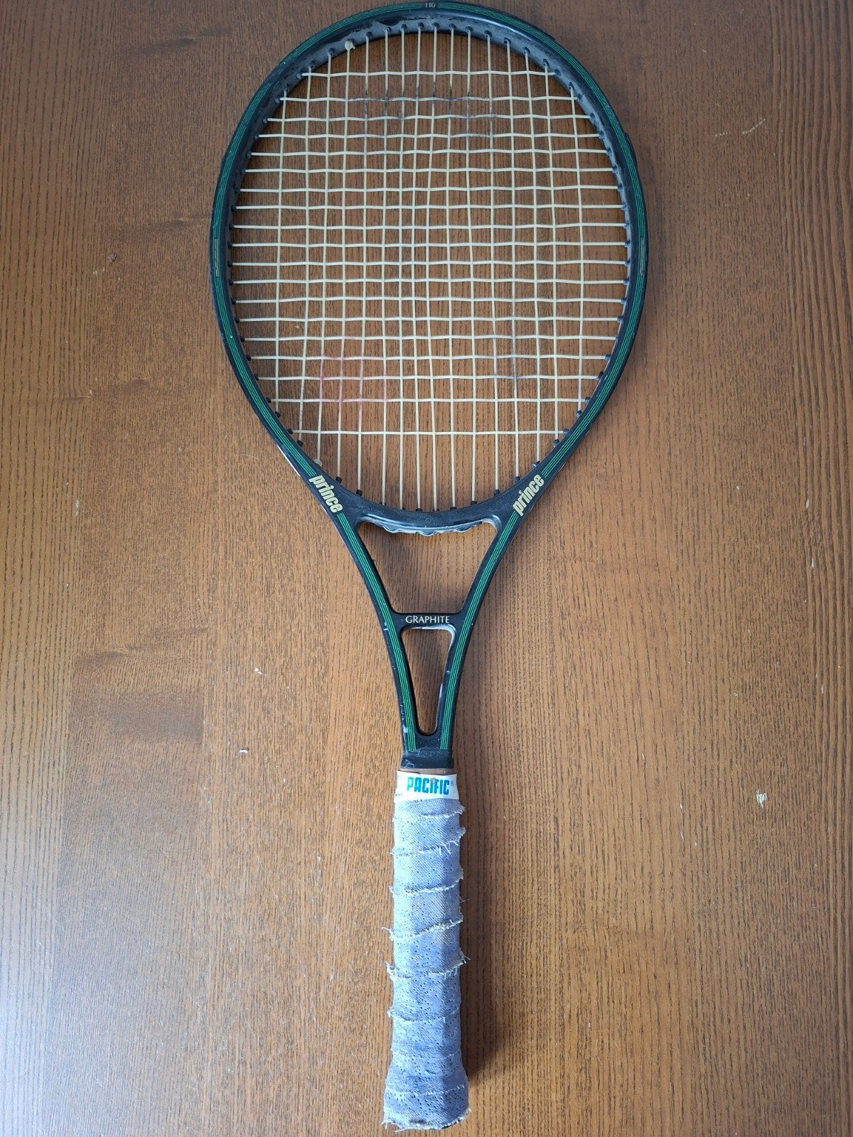 Vintage Prince Graphite 110 Tennisracket (POG 1987), Sport en Fitness, Tennis, Ophalen of Verzenden, Gebruikt, Racket, Prince