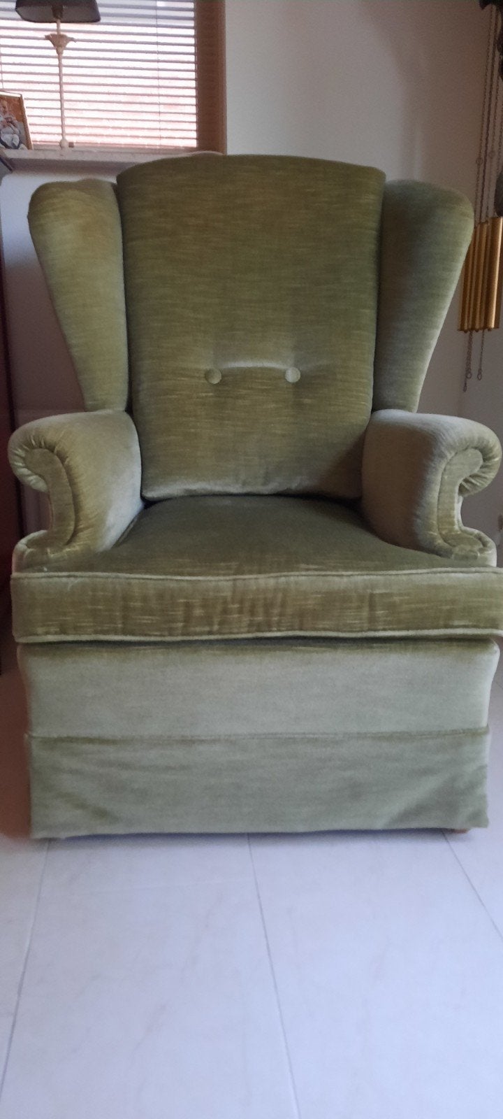vintage fauteuil., Ophalen, Zo goed als nieuw, 75 tot 100 cm, 50 tot 75 cm
