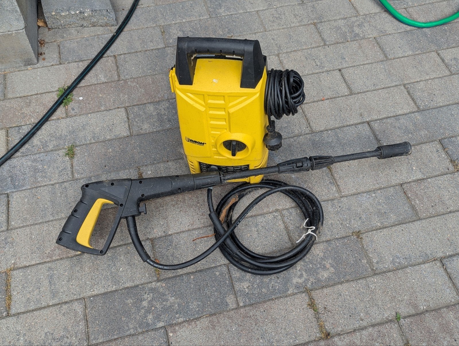 Eurom Force 1200 Hogedrukreiniger - 1200W, 90 bar, Tuin en Terras, Ophalen, Gebruikt, Elektrisch, Eurom