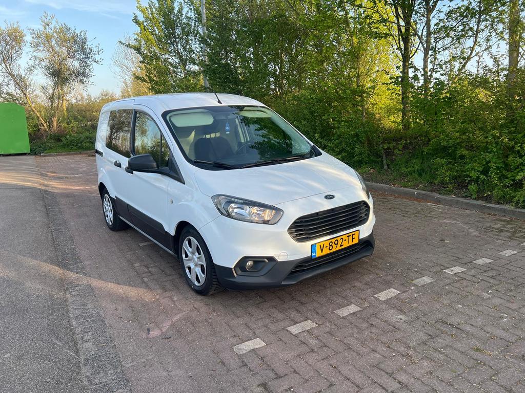 NIEUWE APK-Ford Transit Courier GB 1.0 Ecoboost 100pk 2018, Auto's, Bestelauto's, Voorwielaandrijving, 1225 kg, Wit, Handgeschakeld