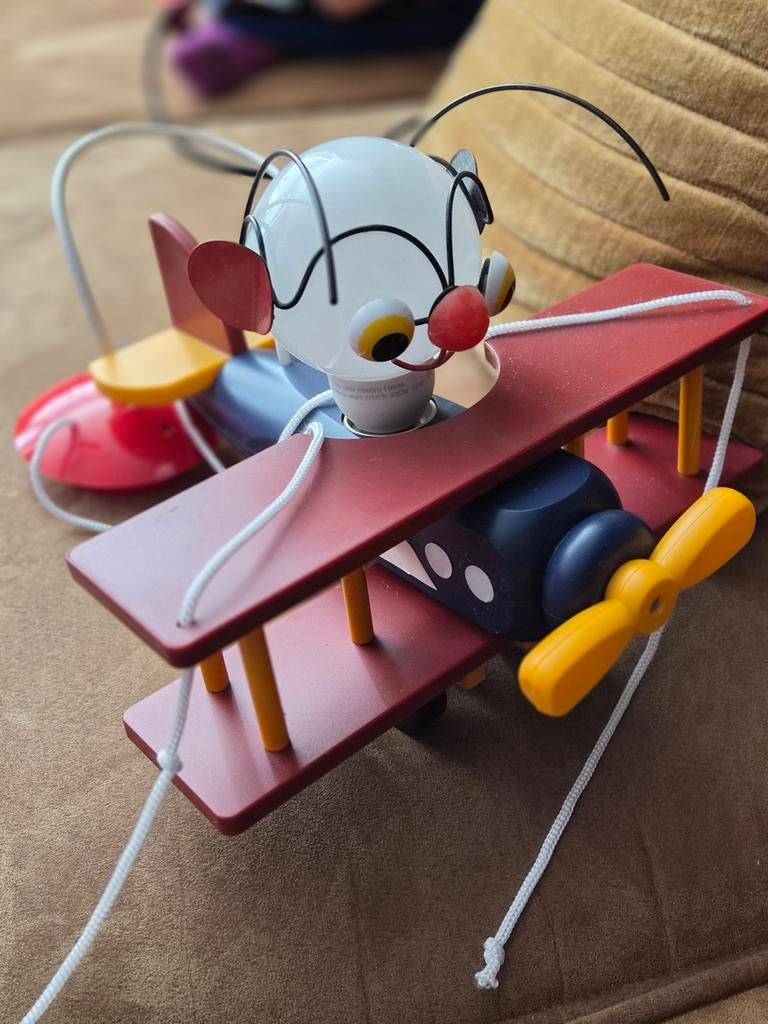 Vliegtuig lampje voor kinderkamer, Kinderen en Baby's, Kinderkamer | Inrichting en Decoratie, Ophalen, Zo goed als nieuw