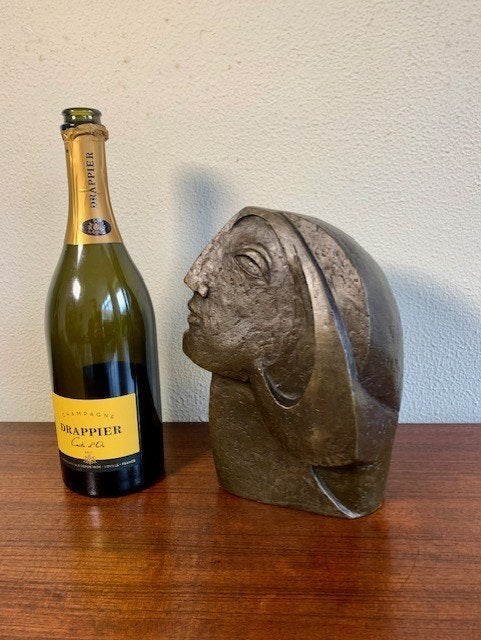 Bronzen Beeld Pablo Picasso Buste Vrouw Gesigneerd Nummer, Buste, Ophalen of Verzenden, Brons, 20 - 50 cm