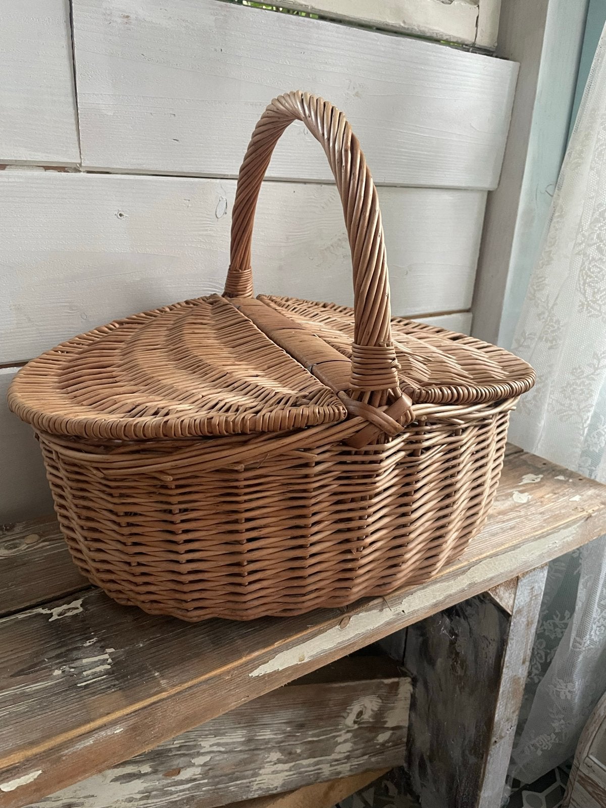 Grote picknickmand van Dille & Kamille, Hobby en Vrije tijd, Picknickmanden, Verzenden, Zo goed als nieuw, Zonder inhoud