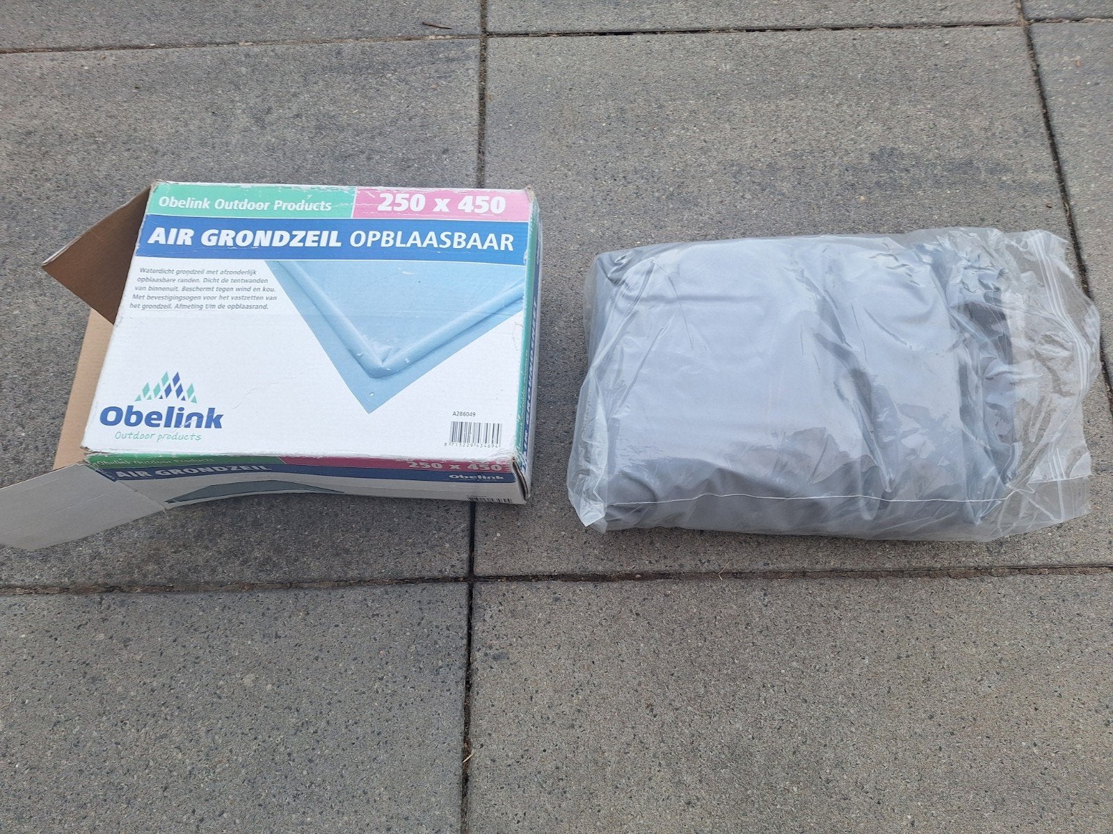 Obelink Air Grondzeil Opblaasbaar 250 x 450, Ophalen of Verzenden, Zo goed als nieuw