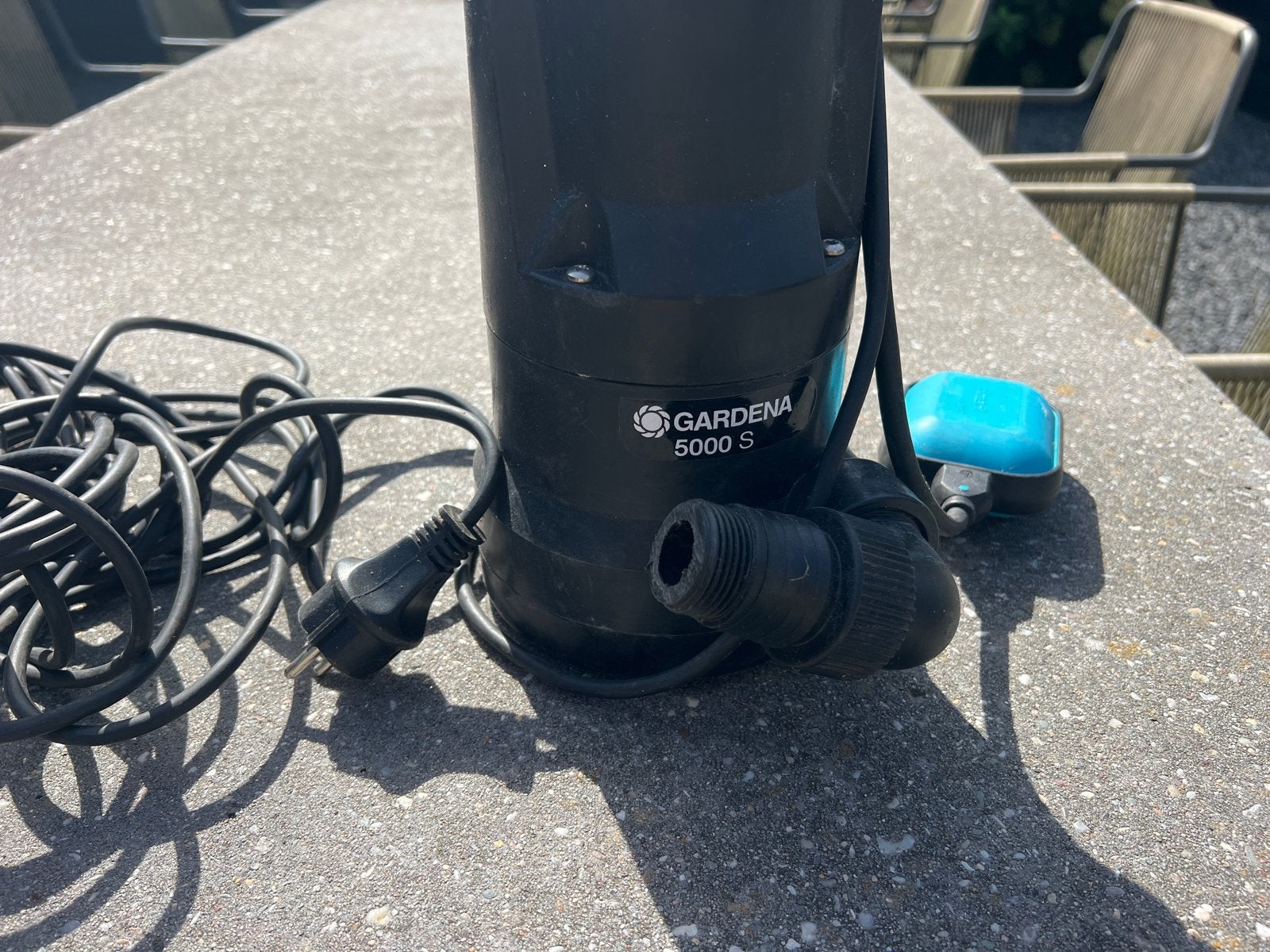 Gardena 5000 S Dompelpomp -, Ophalen of Verzenden, Gebruikt, Elektrisch, Dompelpomp