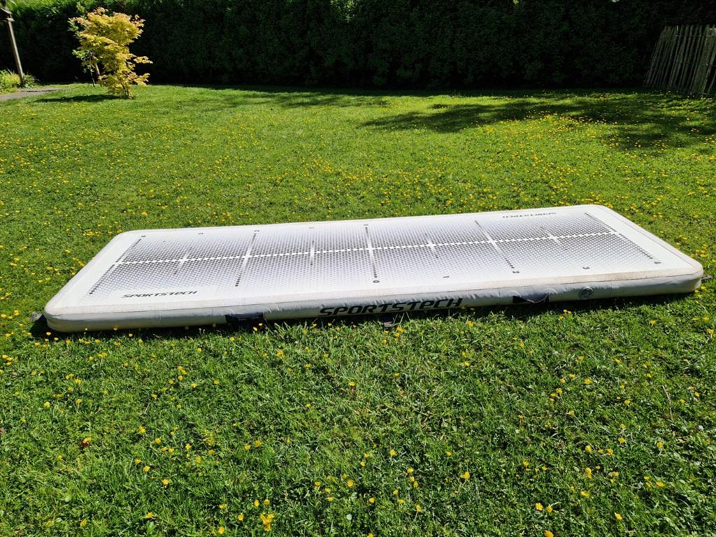 Airtrack turnmat, Ophalen, Gebruikt