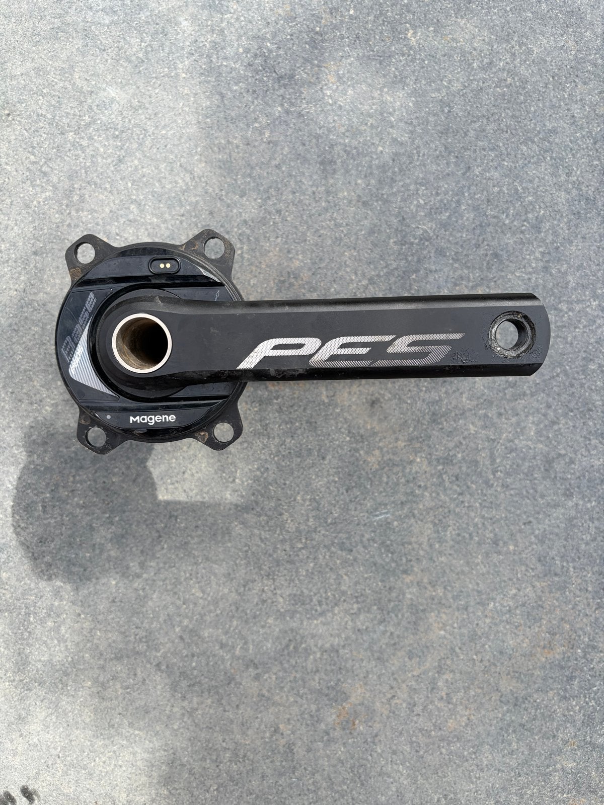 Magene PES P505 Powermeter Crankstel 165mm (incl. lader), Ophalen of Verzenden, Gebruikt, Overige typen