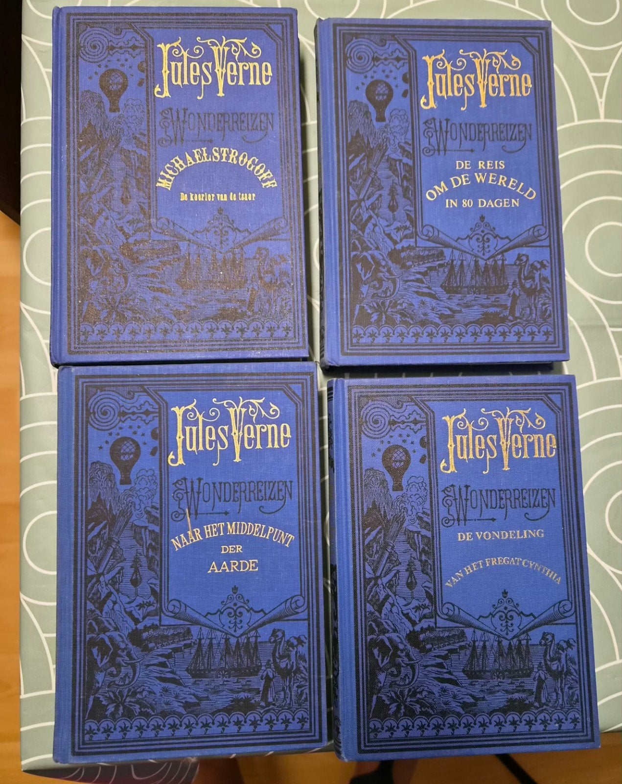 Jules Verne Wonderreizen Collectie (4 boeken), Boeken, Ophalen of Verzenden, Zo goed als nieuw, Jules Verne