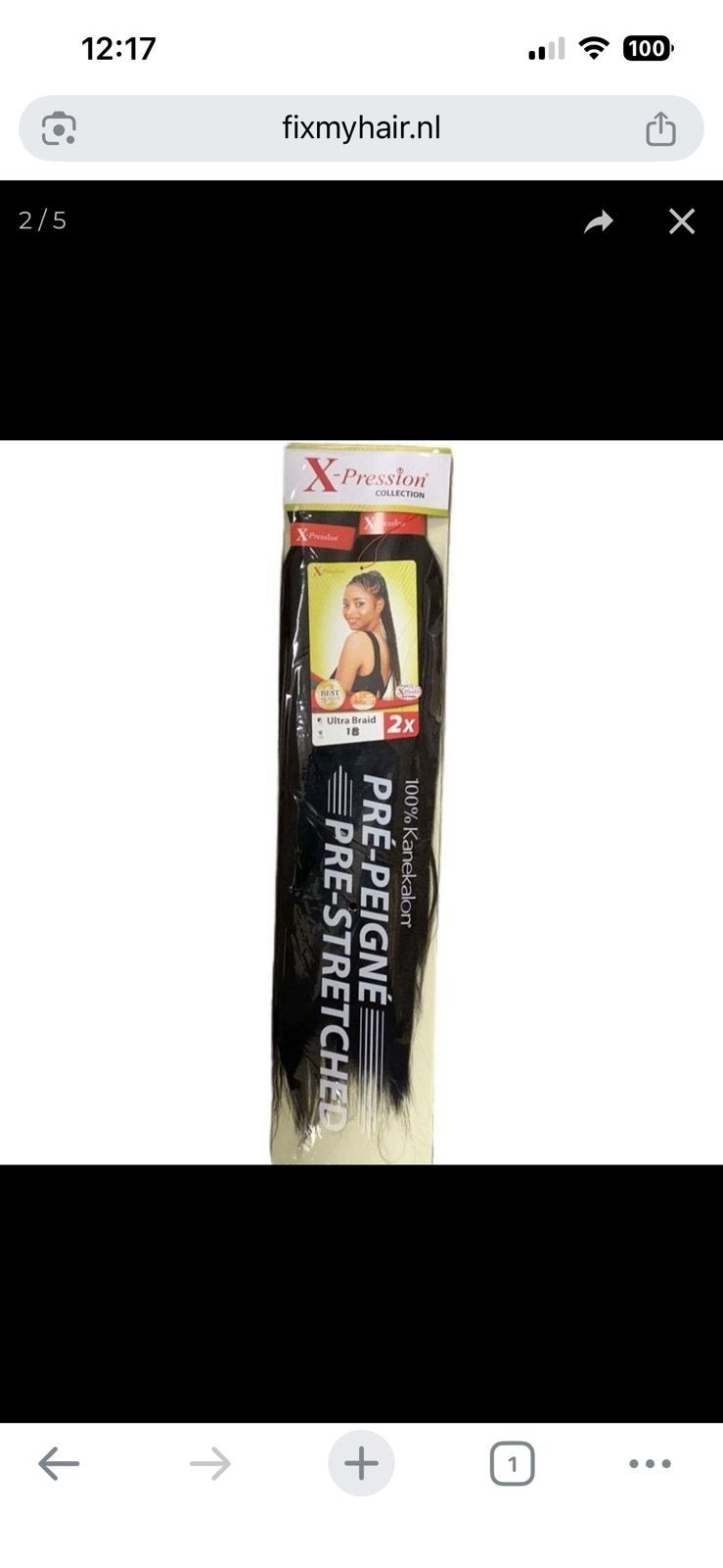 Haar vlechte nieuw, Ophalen, Nieuw