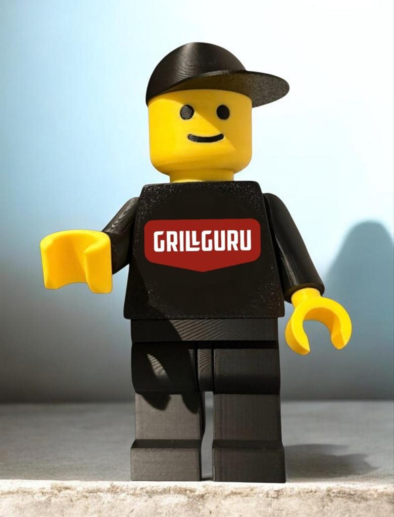 Mega maxi minifigure minifig Van een brick Grill Guru figure, Ophalen of Verzenden, Nieuw, Grill Guru