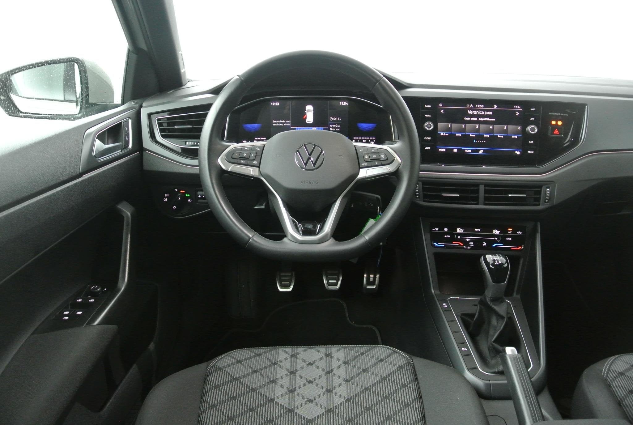 Volkswagen Polo 1.0 TSI R-Line | Carplay/Android Auto | Came, Voorwielaandrijving, Stof, Gebruikt, Met garantie (alle)