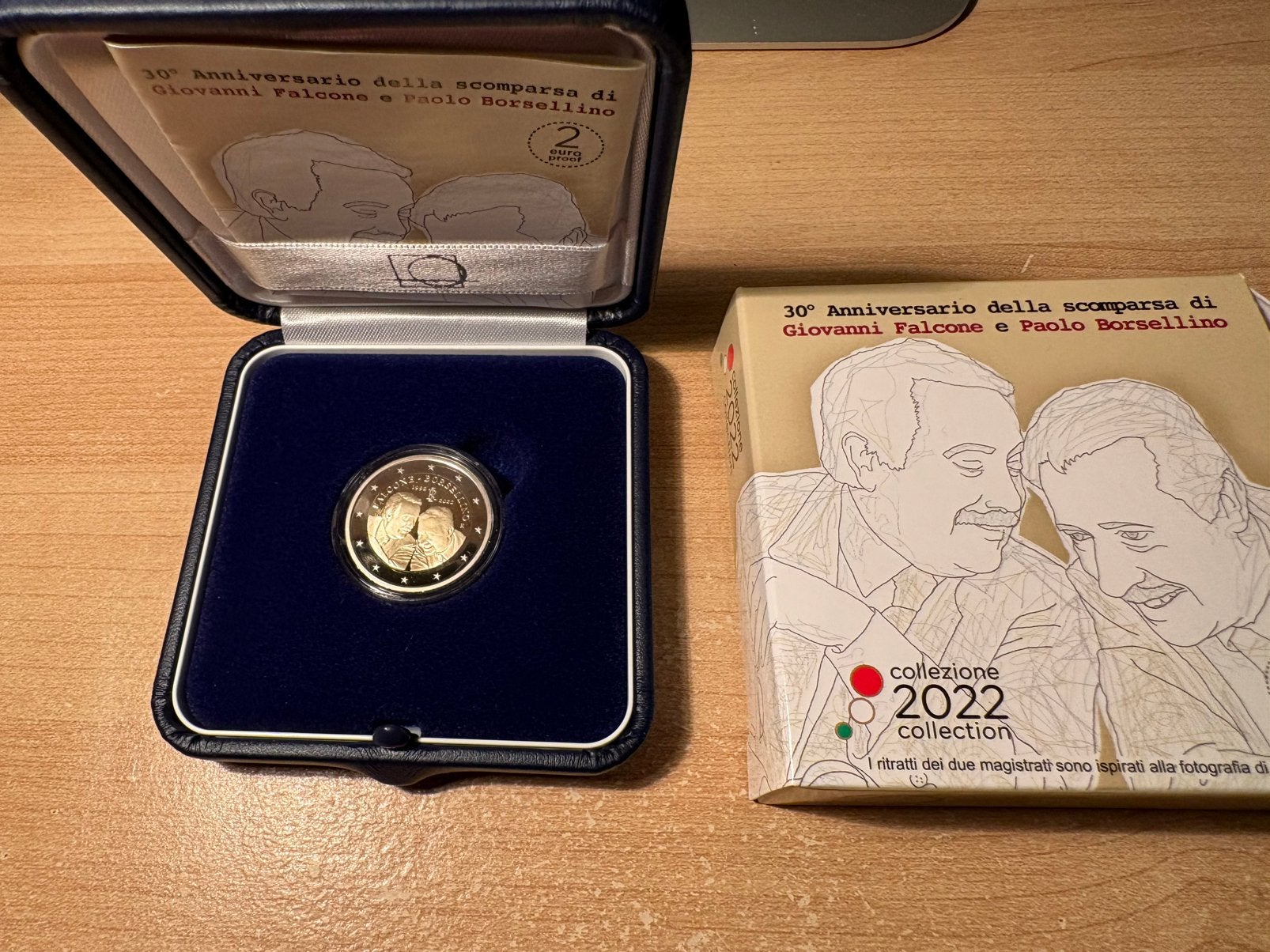 2€ 2022 ITALIË Giovanni Falcone e Paolo Borsellino, Ophalen of Verzenden, Italië, 2 euro