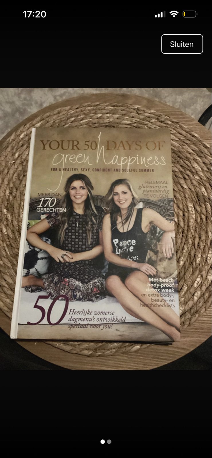 Your 50 Days of Green Happiness - Kookboek, Ophalen, Hoofdgerechten, Zo goed als nieuw, Gezond koken