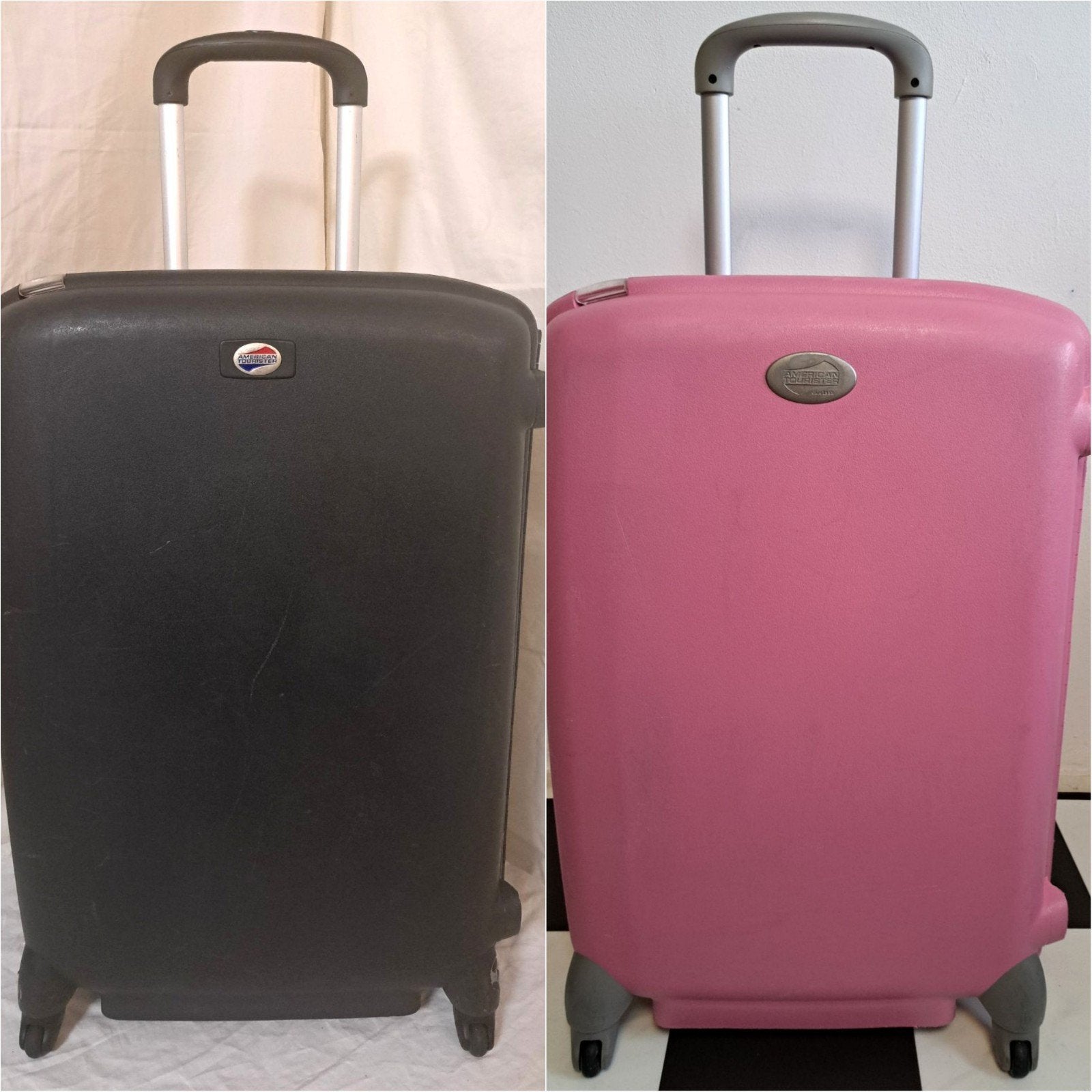 2- Amerikaanse toerist koffer 75 cm 4 wielen cijferslot, Sieraden, Tassen en Uiterlijk, Koffers, Hard kunststof, 45 tot 55 cm