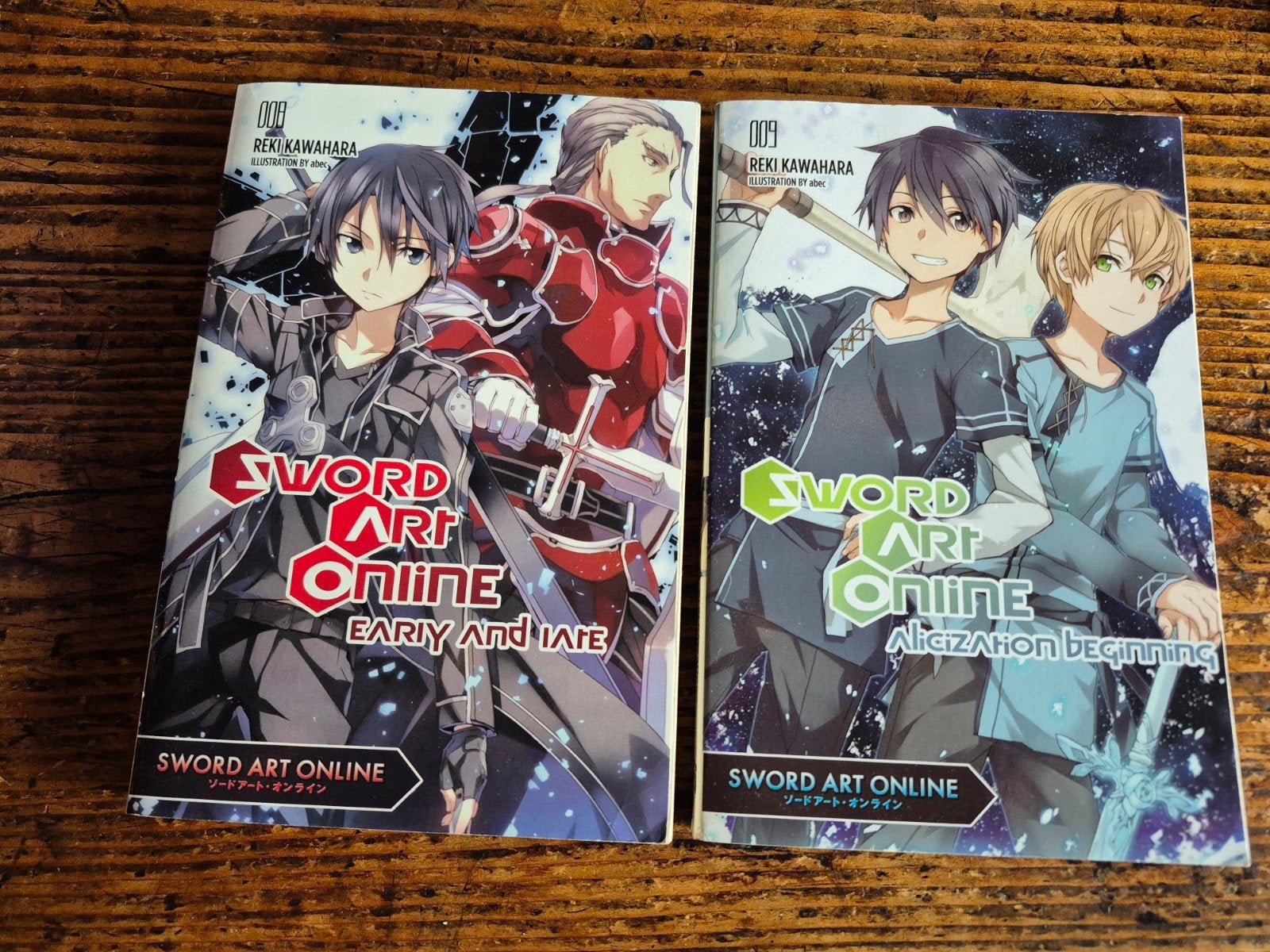 Sword Art online 008 en 009 - light novel, Boeken, Strips | Comics, Reki Kawahara, Ophalen of Verzenden, Zo goed als nieuw, Japan (Manga)