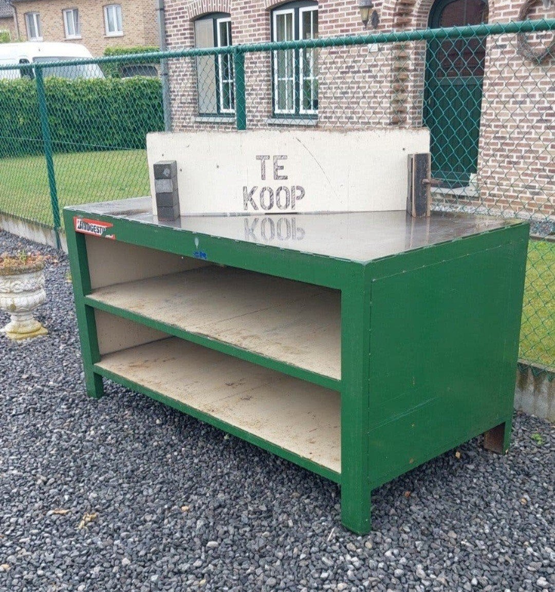 Werkbank/zware lastafel, geschatte gewicht 300kg, Doe-het-zelf en Verbouw, Ophalen, 170 cm of meer