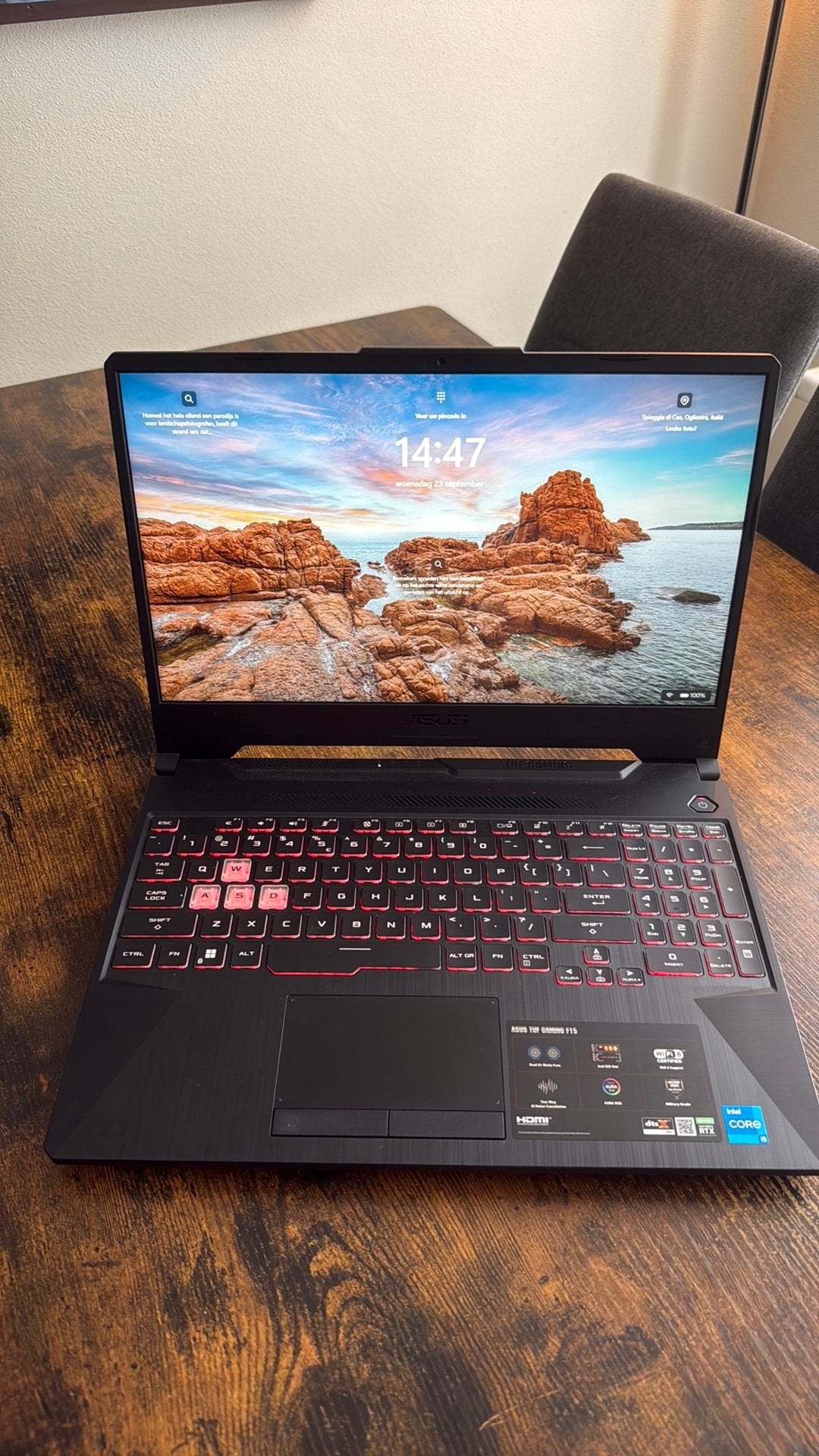 ASUS TUF Gaming F15, Computers en Software, 2 tot 3 Ghz, 15 inch, ASUS, Ophalen of Verzenden