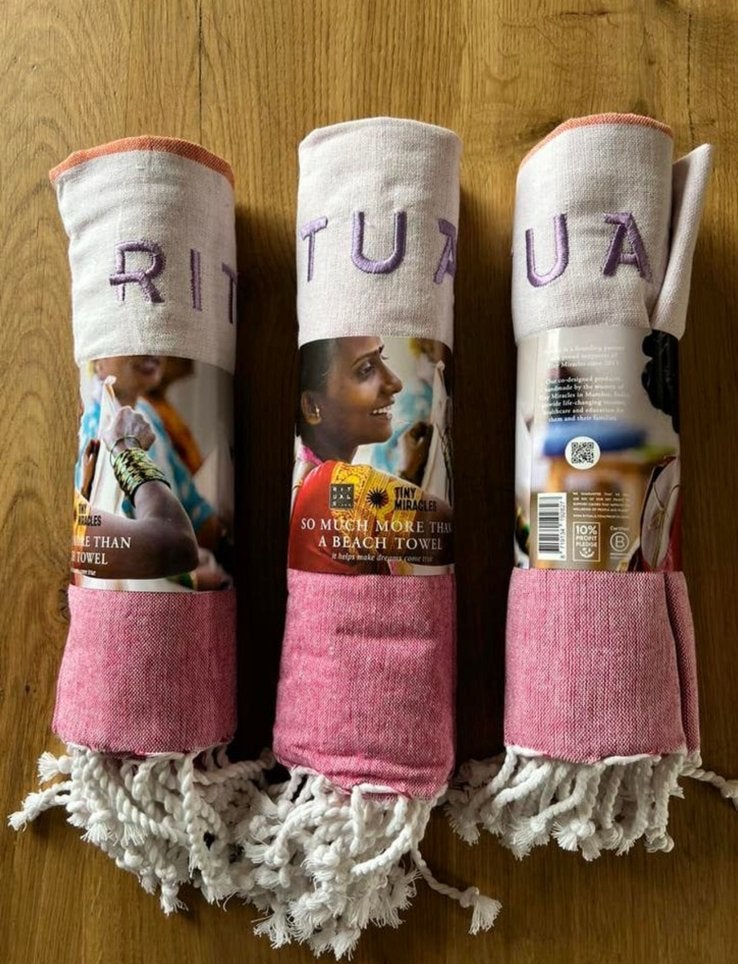 Rituals strandlaken Beach Towel😎 🌴🐚🩷 Nieuw!, Verzenden, Nieuw, Overige typen