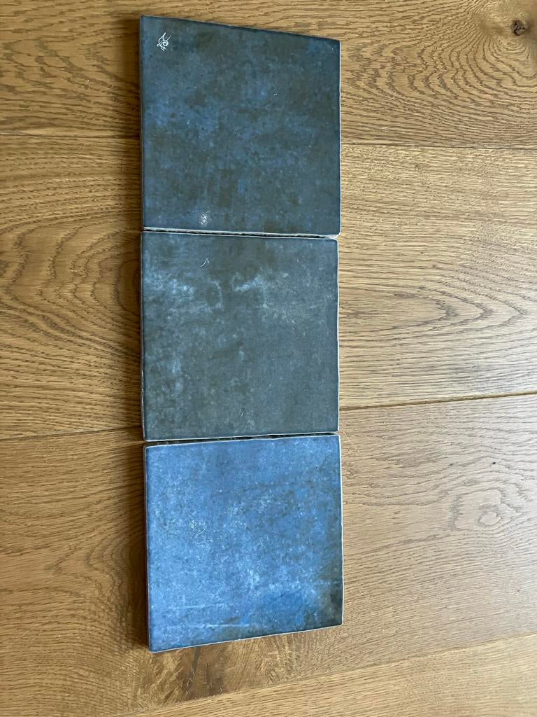Nieuwe Life Ceramica Wandtegels - Blauw/Grijs (2m²), Ophalen, Nieuw, Minder dan 20 cm, 20 tot 40 cm