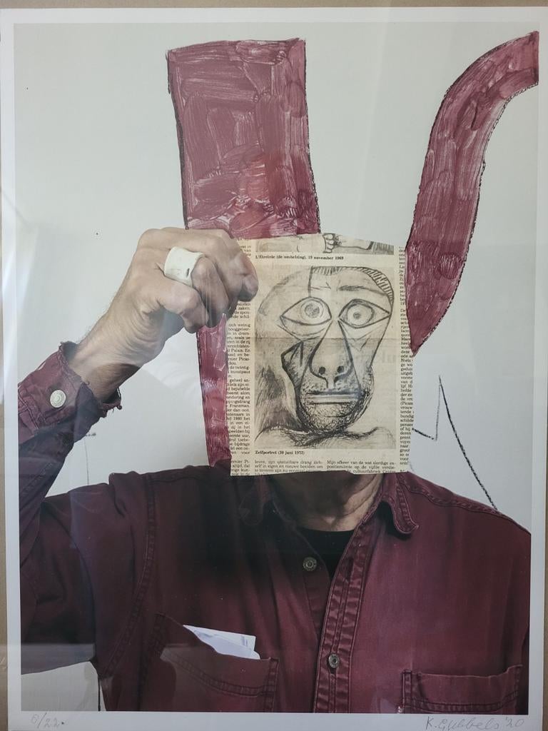 Grafiesch werk van Klaas Gubbel, zeer lage oplage!, Antiek en Kunst, Ophalen