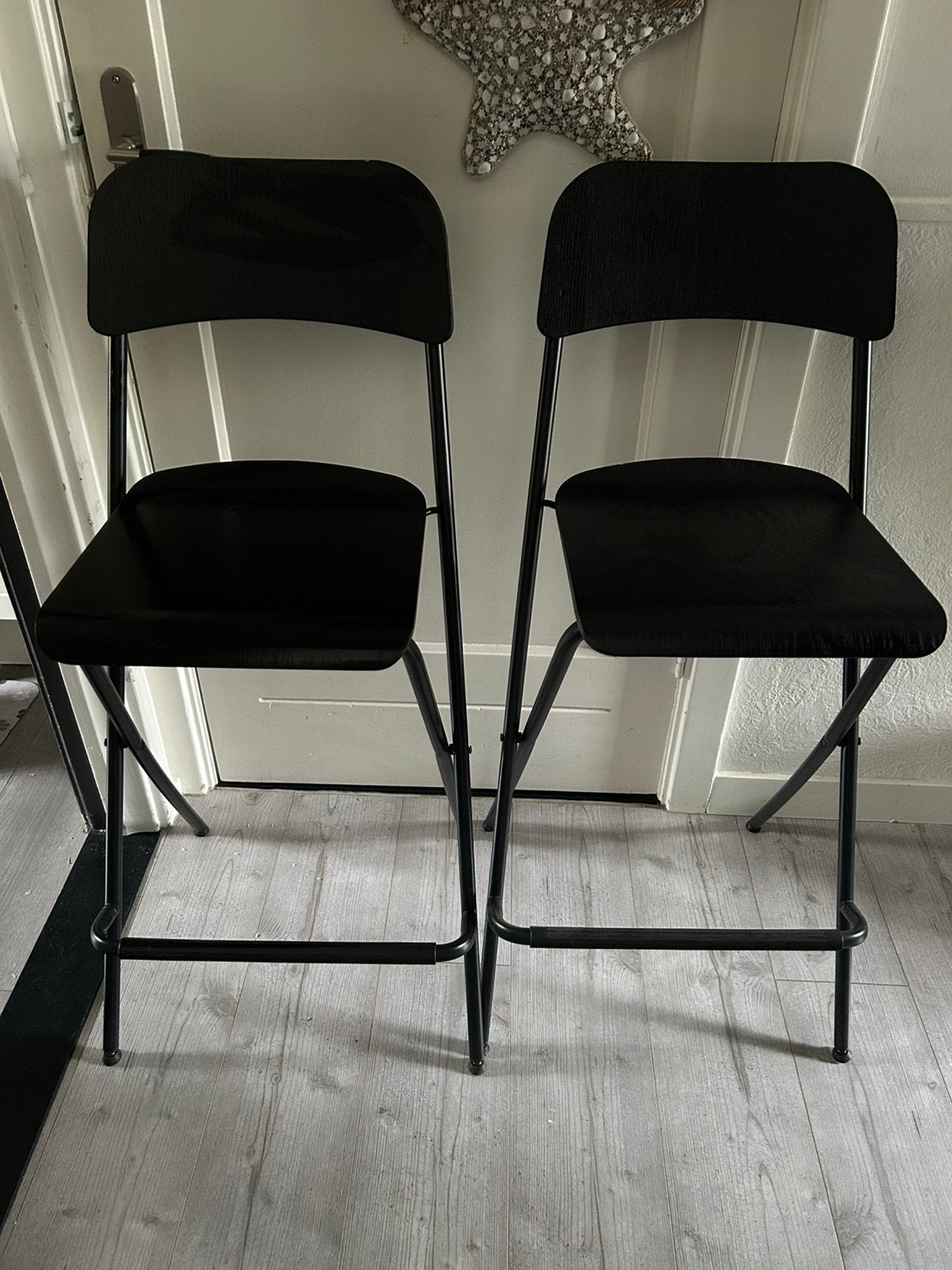 Ikea barkrukken Franklin, 2 krukken, Ophalen, Zo goed als nieuw, 60 tot 90 cm