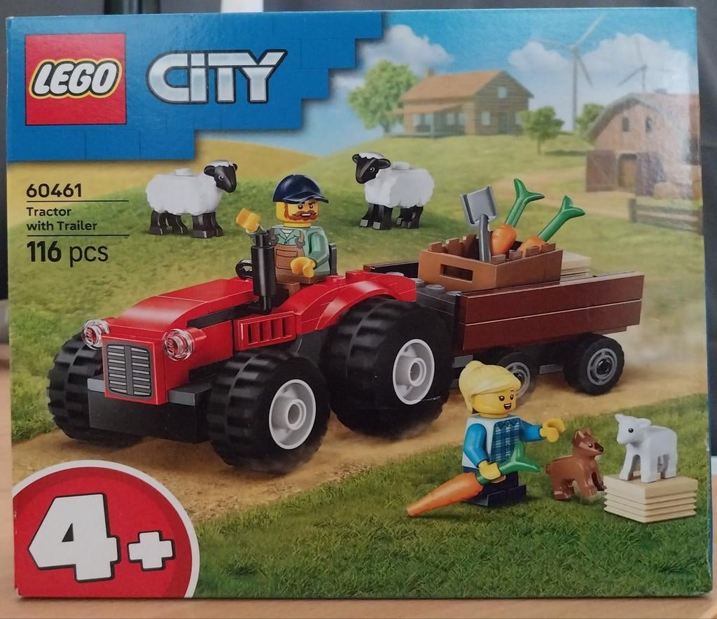 Lego City Tractor met Trailer 60461 ongeopend, Ophalen of Verzenden, Nieuw