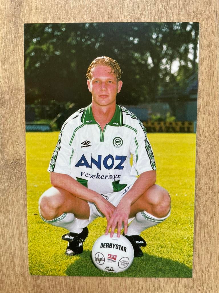 Fotokaart Björn Schilder (FC Groningen)., Ophalen of Verzenden, Nieuw, Spelerskaart