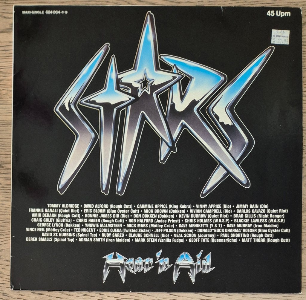 Hear'n Aid – Stars 12", Cd's en Dvd's, Ophalen of Verzenden, 12 inch