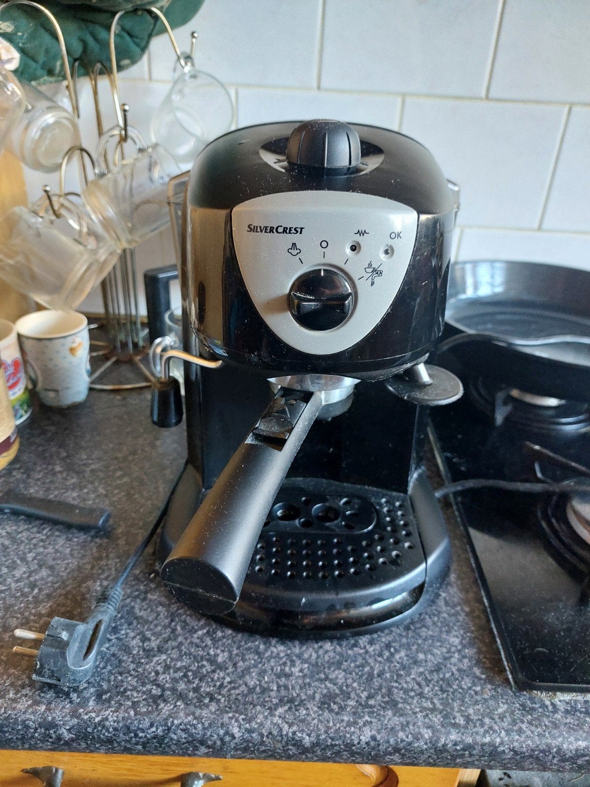 SilverCrest Espresso Apparaat - Compact en Functioneel, Witgoed en Apparatuur, Koffiezetapparaten, Gebruikt, Espresso apparaat