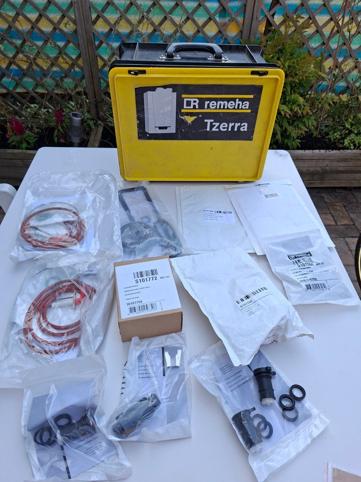 Remeha Tzerra onderdelen en servicekoffer, Ophalen, Nieuw