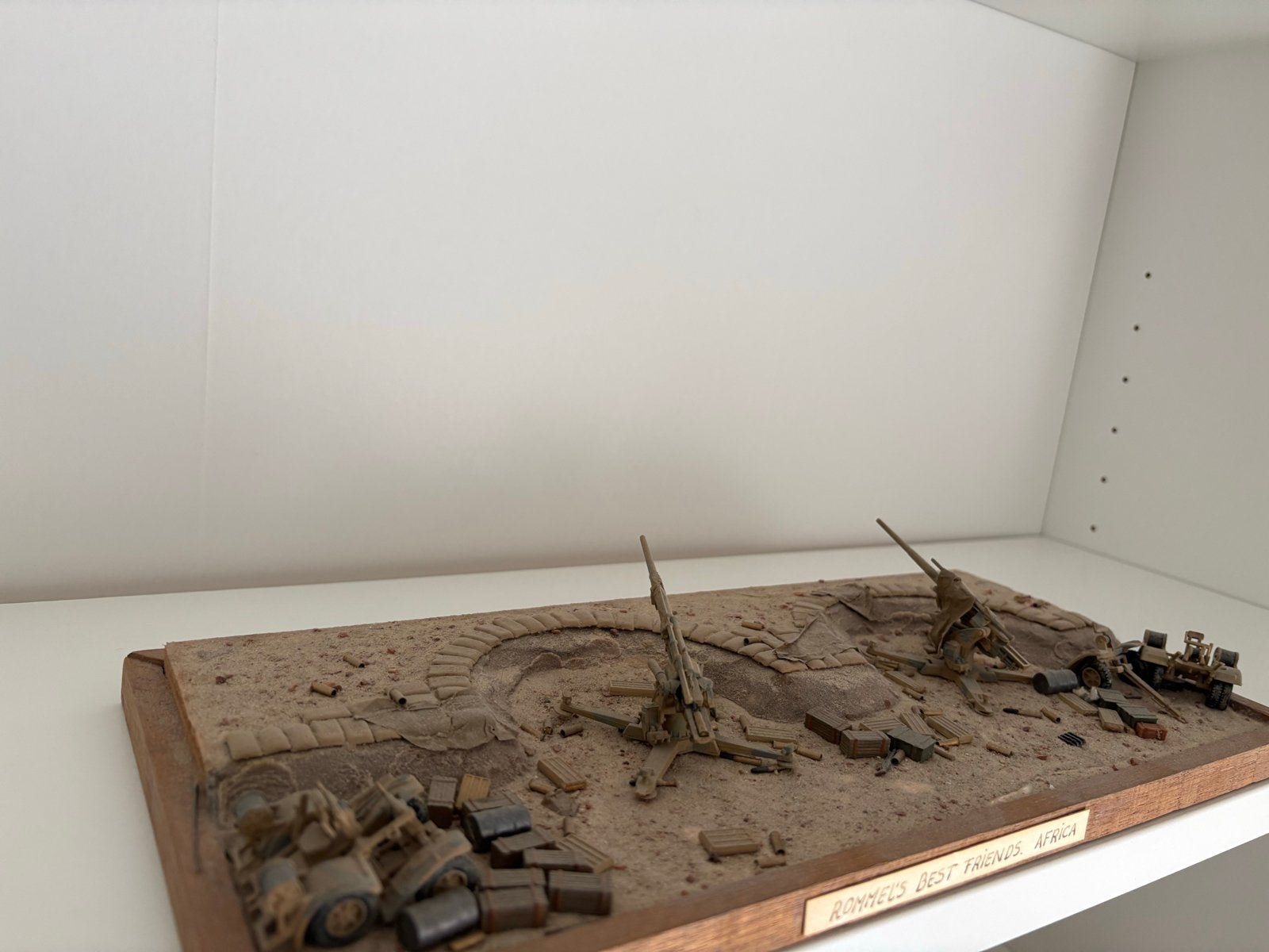 Handgemaakte diorama’s ww2, Ophalen, Gebruikt, 1:35 tot 1:50, Diorama