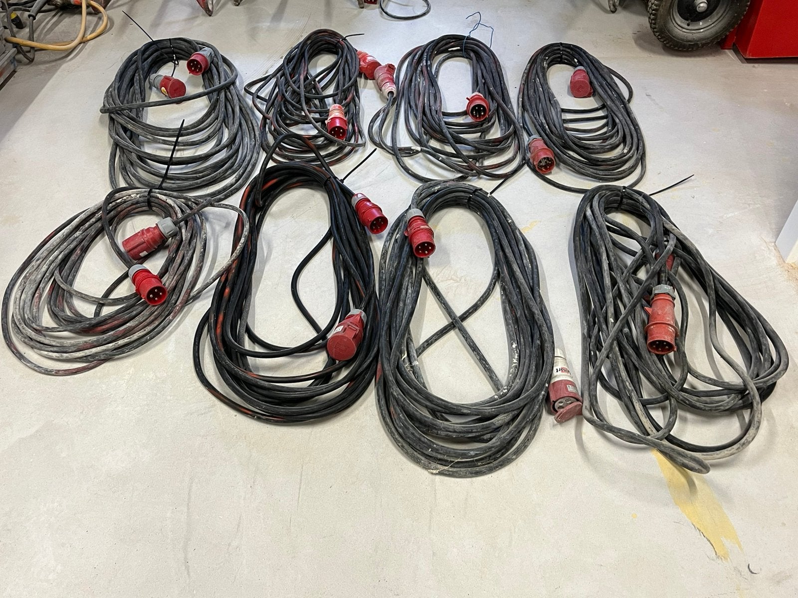 380 Volt verlengsnoer, Ophalen, Gebruikt