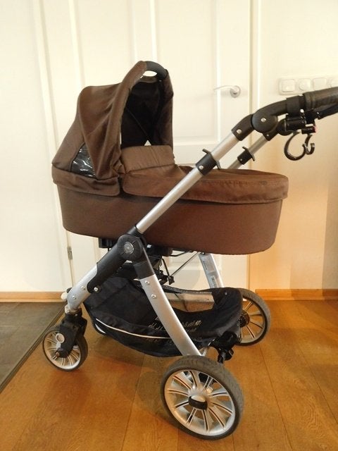 Kinderwagen teutonia, Gebruikt, Combiwagen, Met reiswieg, Ophalen