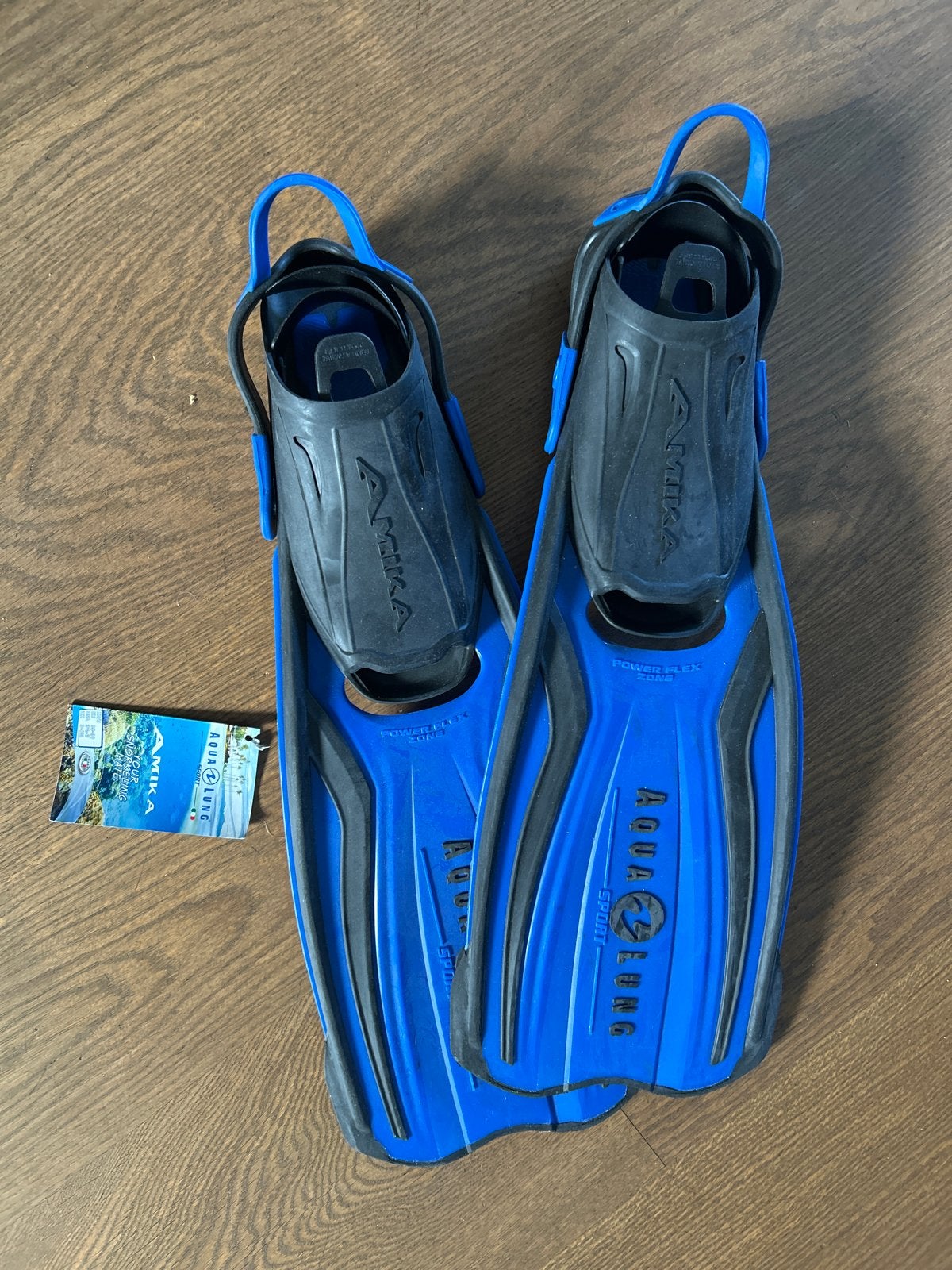 Amika - Aqua Lung Power Flex Zwemvliezen - Maat XS-S, Ophalen of Verzenden, Nieuw, Snorkelvinnen