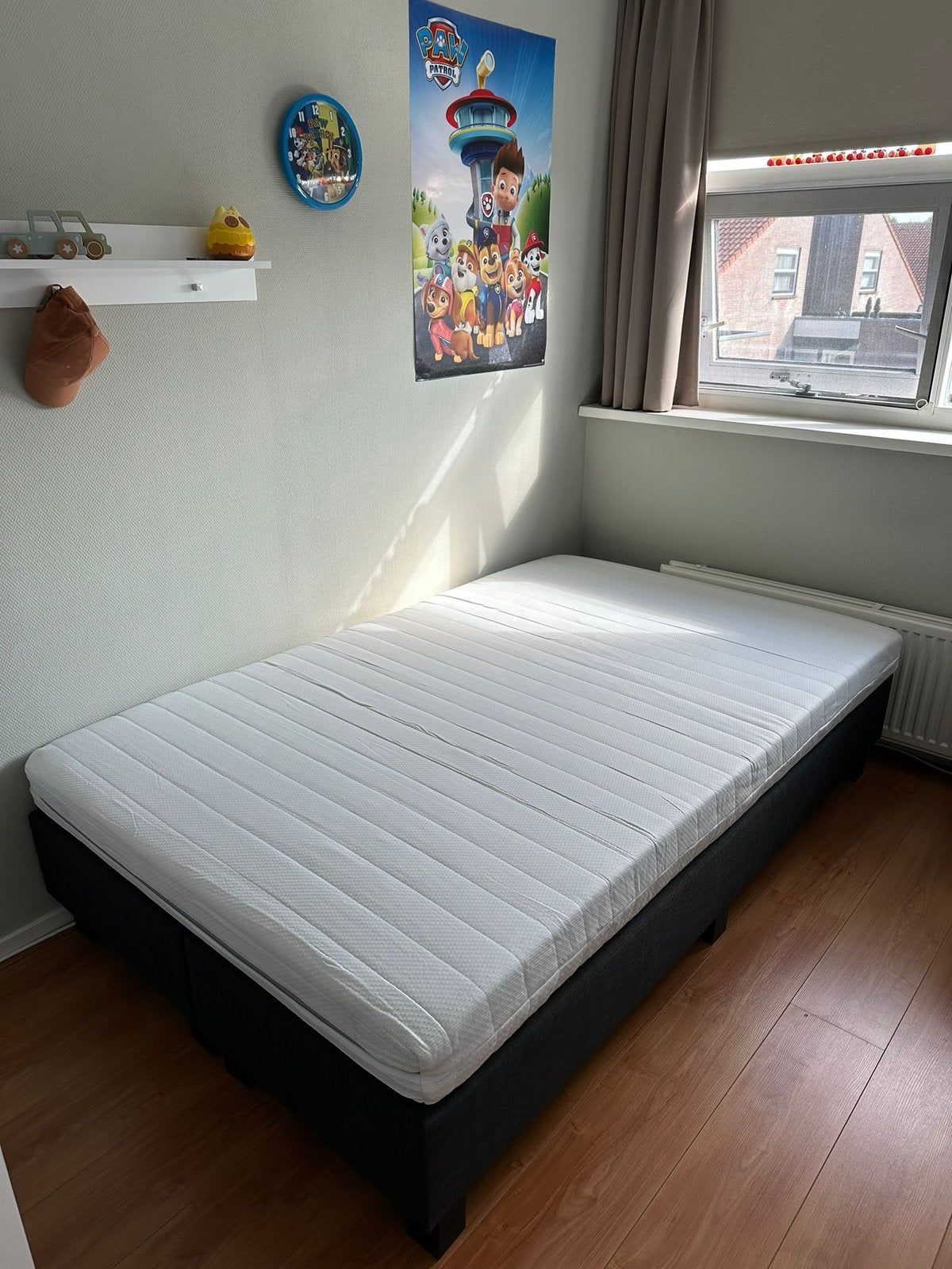 Boxspring twijfelaar 120x200, Ophalen, Matras, 180 cm of meer, 100 cm of meer