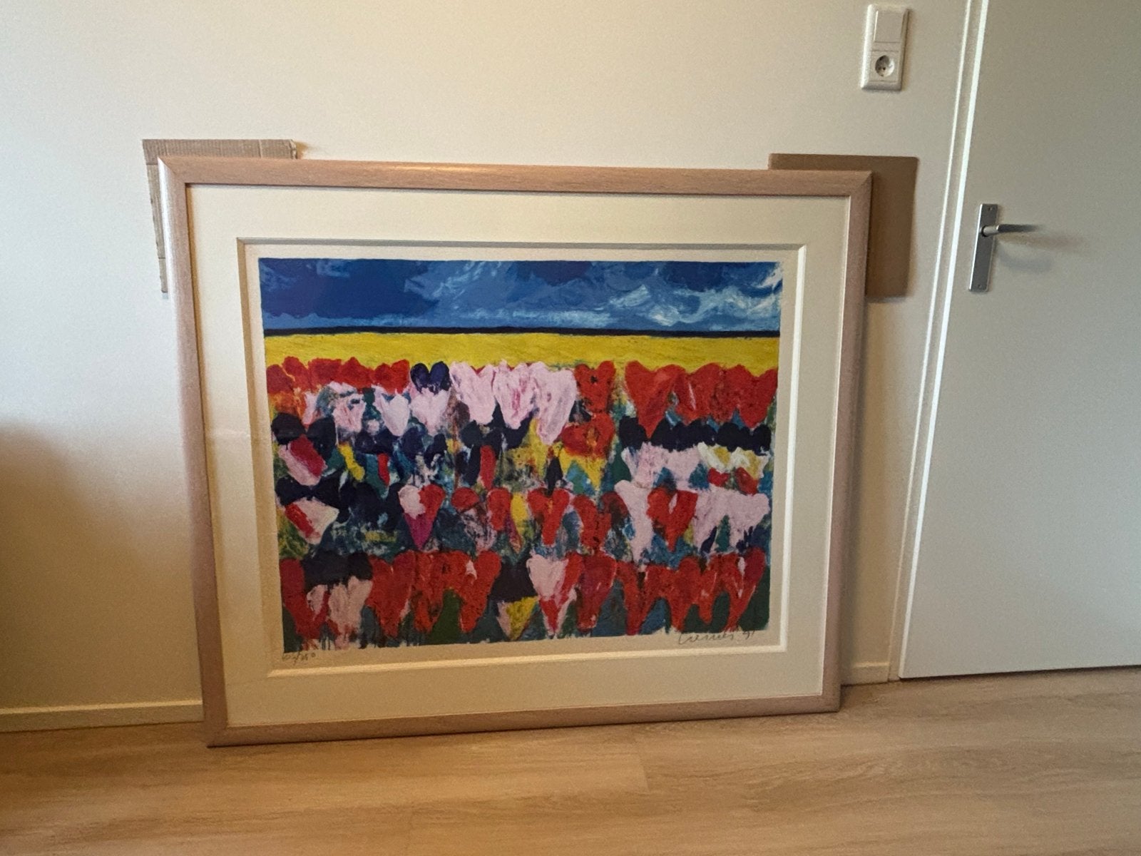 Jan Cremer - Hollands Glorie - Zeefdruk 1991 - 65/250, Antiek en Kunst, Gelimiteerde oplage, Ophalen, Landschappen, Zeefdruk