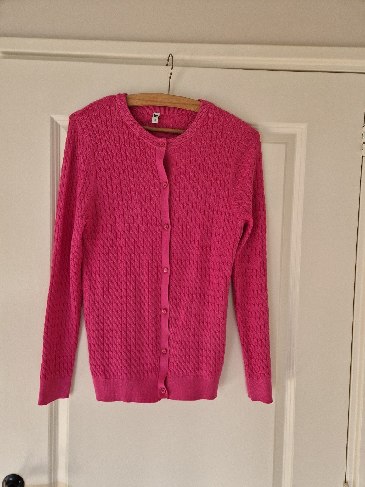 Roze gebreid vest van HEMA, maat S, Nieuw, Ophalen of Verzenden, HEMA, Roze