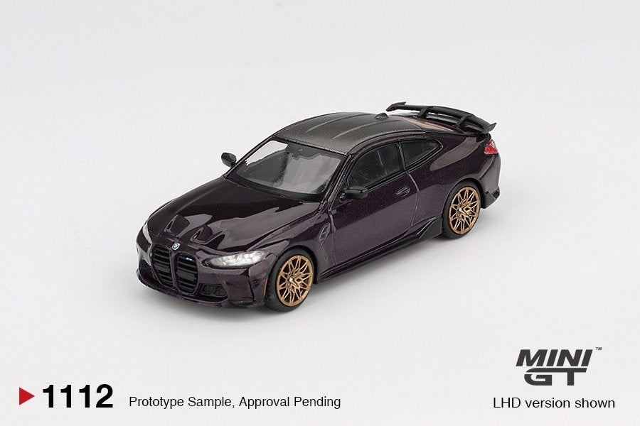 Mini GT BMW M4 M-Performance Daytona Violet, Www.rubensmodelautos.nl, Auto, Nieuw, Ophalen of Verzenden