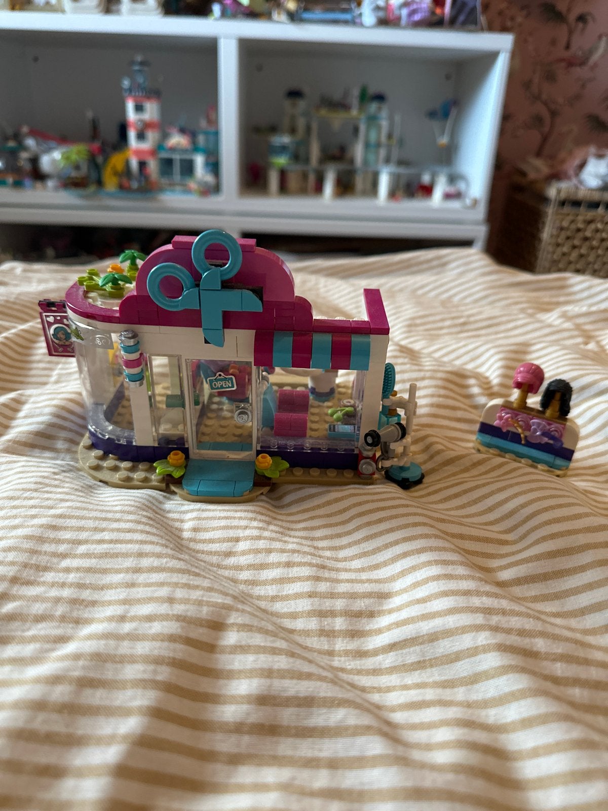 Lego Friends Kapsalon Set - Zo goed als nieuw, Inclusief instructies, Lego, Friends, Ophalen of Verzenden