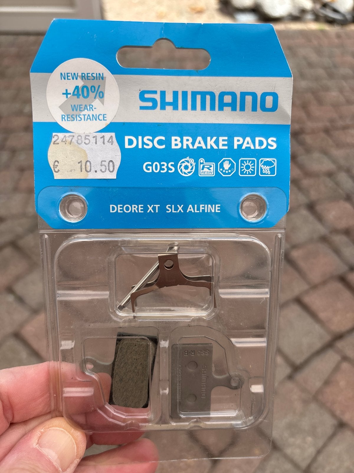 Nieuwe Shimano G03S schijfremblokken (resin), Fietsen en Brommers, Fietsonderdelen, Remmen, Ophalen of Verzenden, Mountainbike
