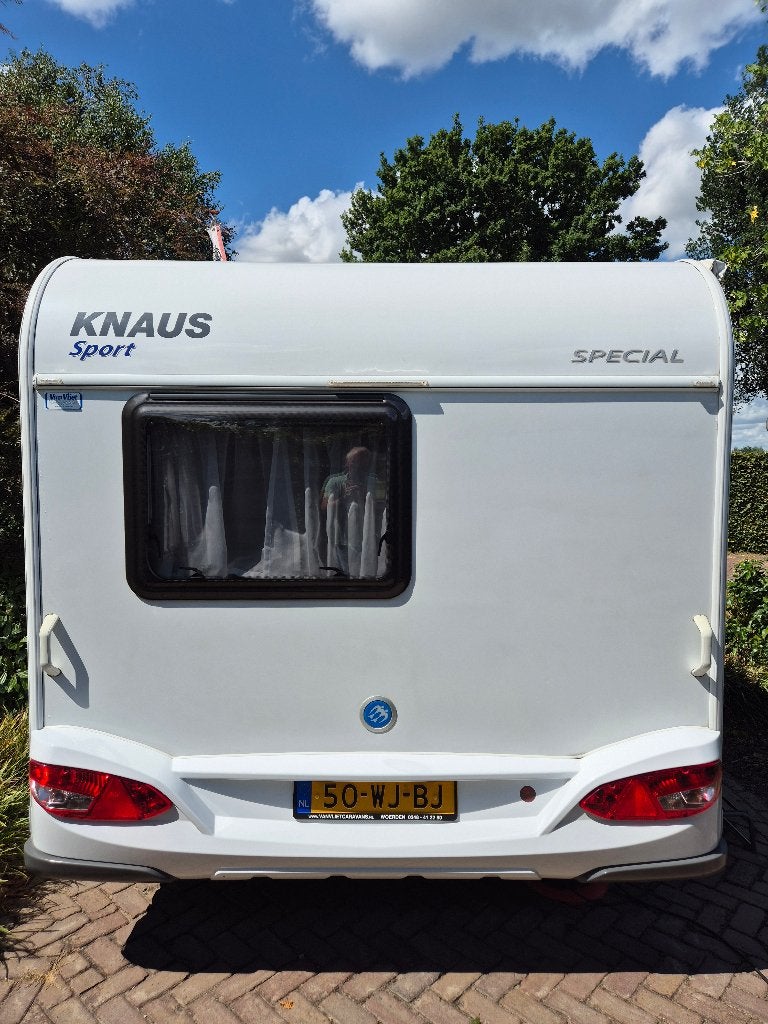 Knaus Sport Special 420QD 2012 UITSTEKENDE staat 1e eigenaar, Caravans en Kamperen, Caravans, Kachel, Dwarsbed, Treinzit, 750 - 1000 kg