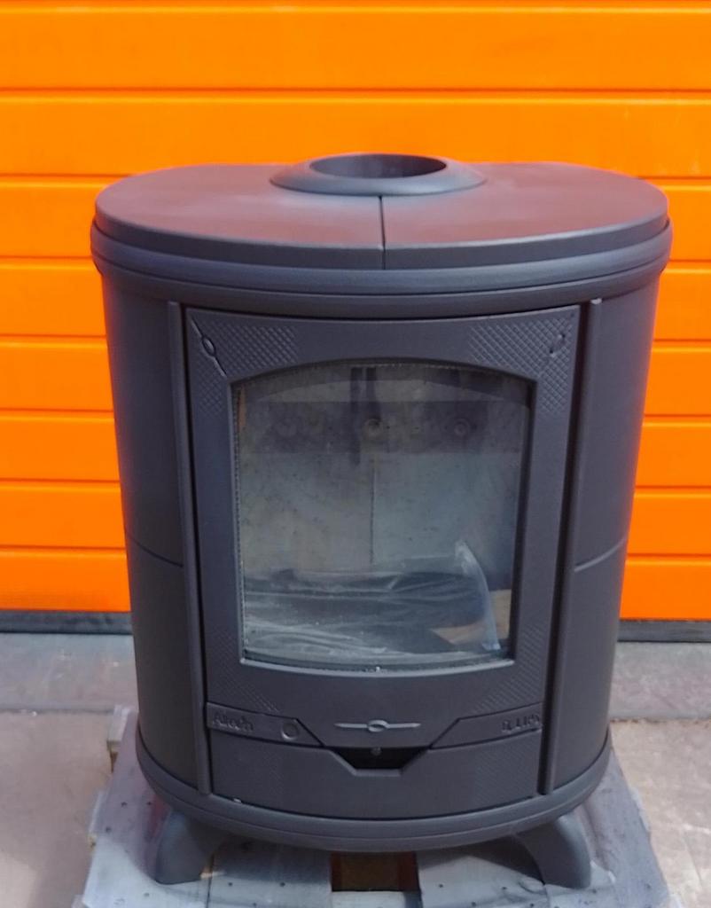 Showroom model houtkachel: Altech Eclips basis 6kW, Ophalen, Houtkachel, Zo goed als nieuw, Vrijstaand