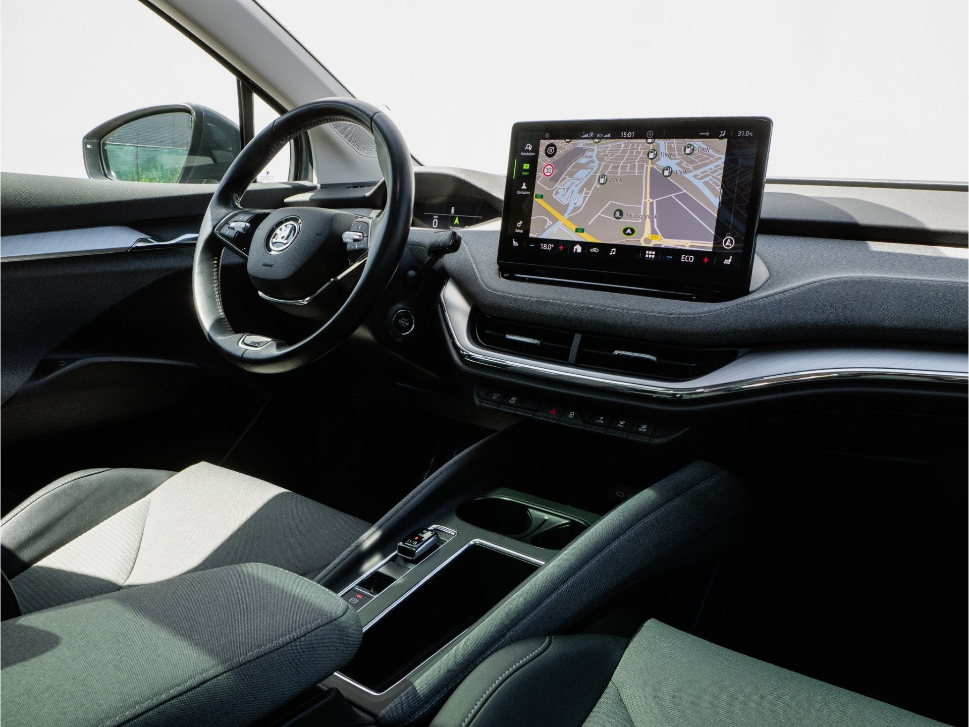Skoda Enyaq iV 60 SOH 91% Panoramadak/ Stoel+stuurverwarming, Auto's, Automaat, 390 km, Achterwielaandrijving, Gebruikt