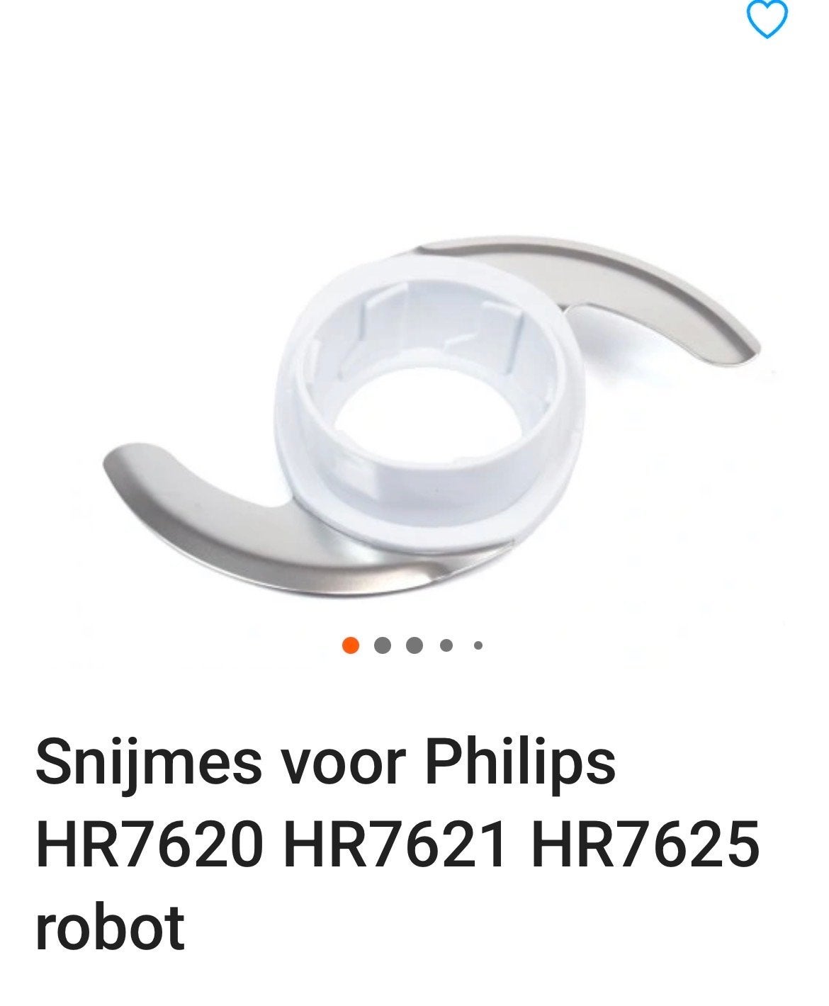 Gezocht: Snijmes voor Philips HR7620 foodprocessor, Witgoed en Apparatuur, Onderdelen en Toebehoren, Ophalen of Verzenden, Gebruikt