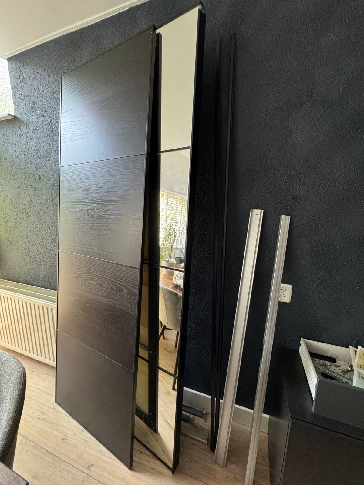 Ikea schuifdeur voor Pax 150cm (2x 75cm), Ophalen, 100 tot 150 cm, 200 cm of meer, Zo goed als nieuw