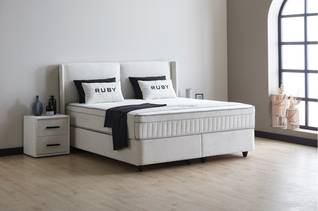Ruby twijfelaar opbergbed - 120x200 - Wit, Niet ingevuld, Niet ingevuld, Niet ingevuld